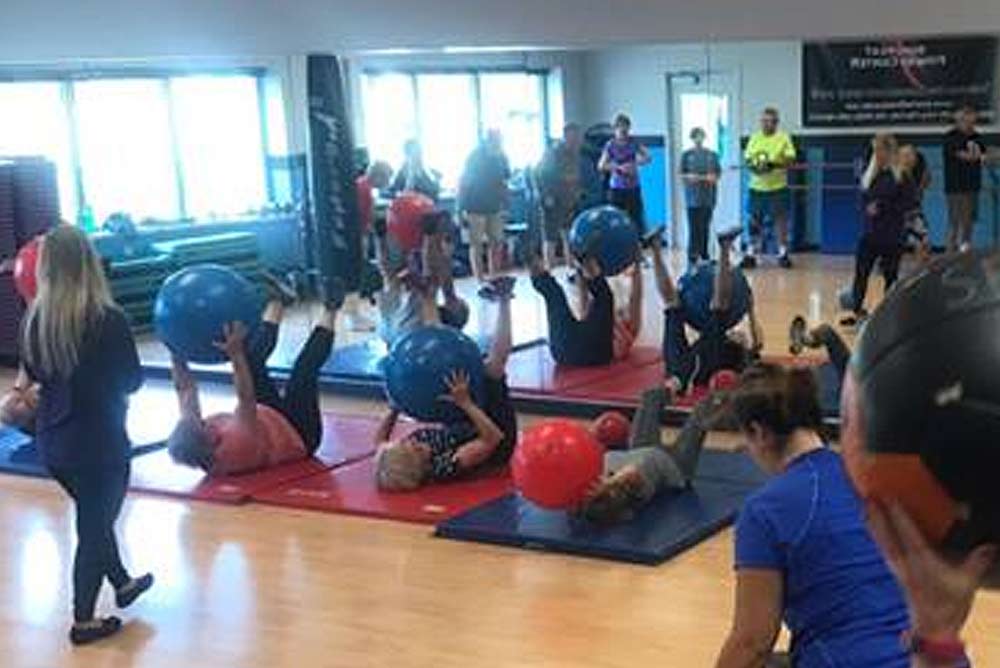 stretching class