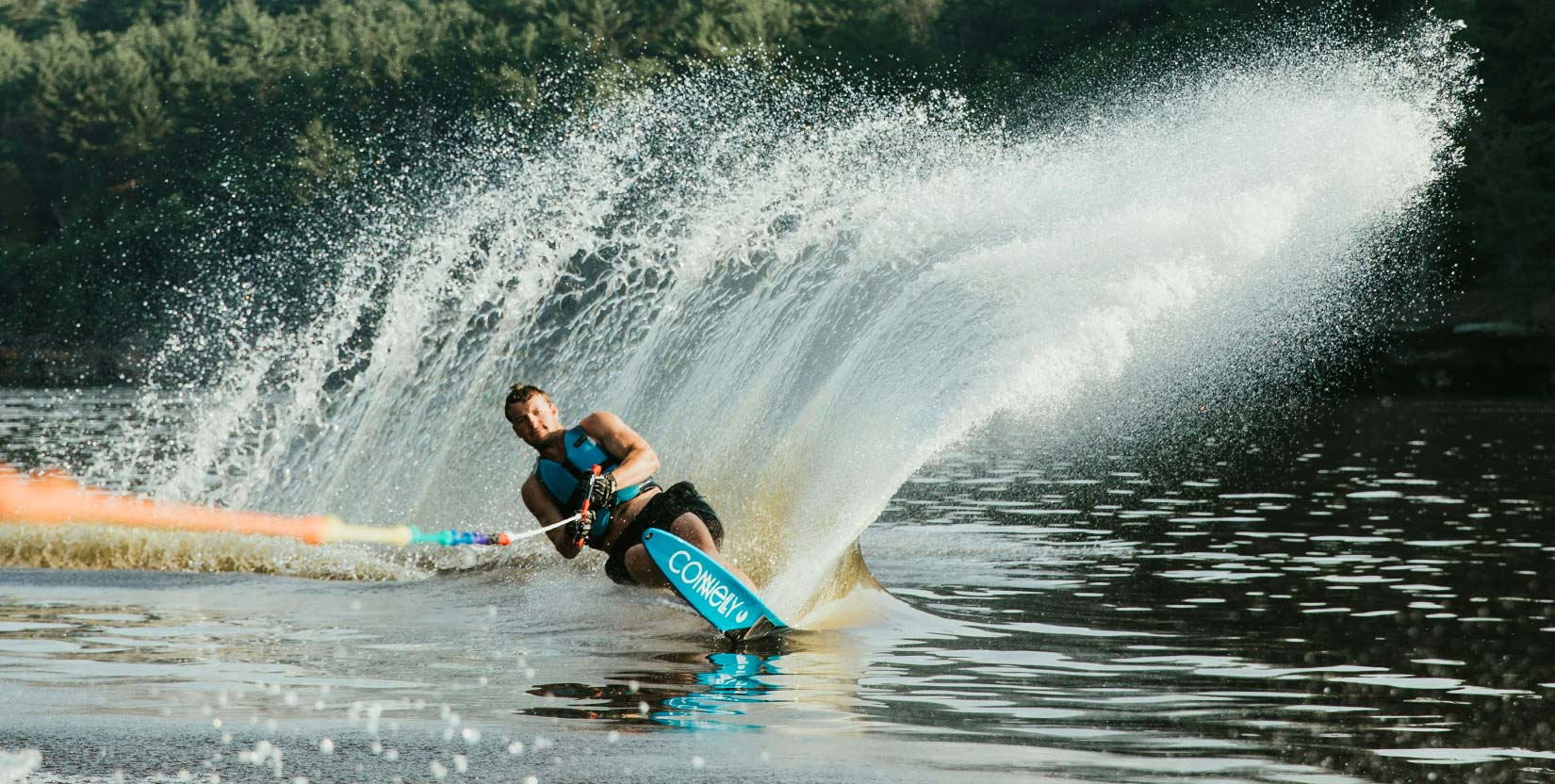 SPORTS-INJURY-REHABILITATION adult male waterskiing